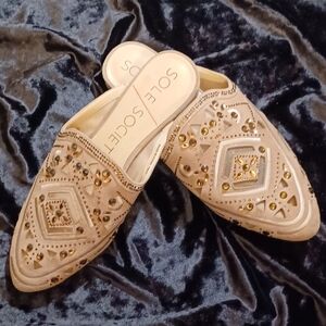 Sole Society Jeweled Mules